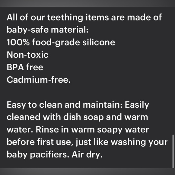 🦄Unicorn Teether’s rings🦄 (4 colors) - Picture 7 of 8